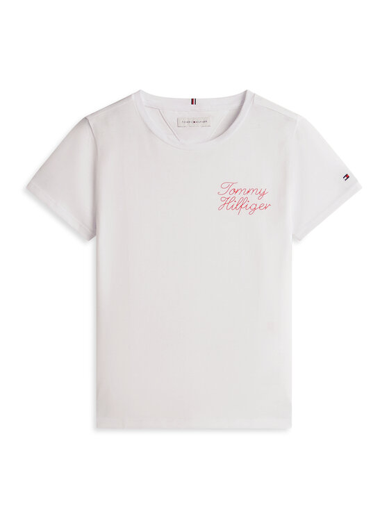 Tommy Hilfiger Tommy Hilfiger Camiseta KG0KG09454 Blanco Regular Fit