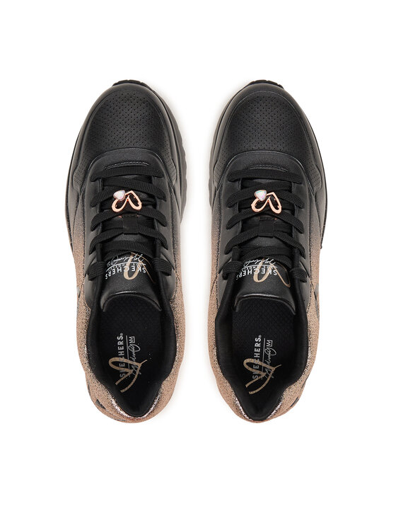 Skechers Superge Skechers Jgoldcrown: Uno Lite - Heartdust Forever 310814L Črna