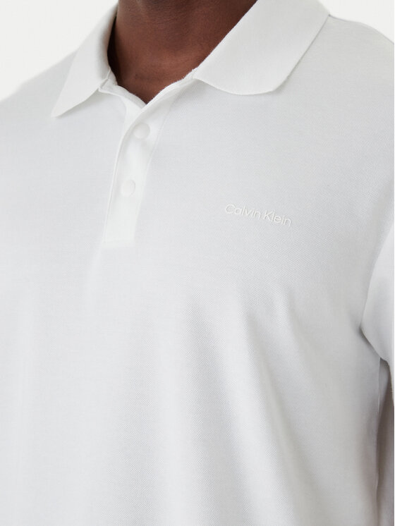 Calvin Klein Calvin Klein Polo Birdseye LV04LF208G Blanco Regular Fit