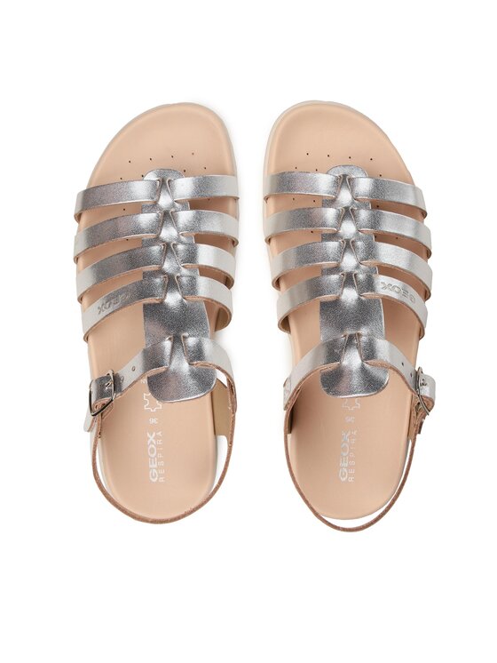 Geox Sandalias Geox J Sandal Soleima Gir J35GSB000CFC1007 D Plata