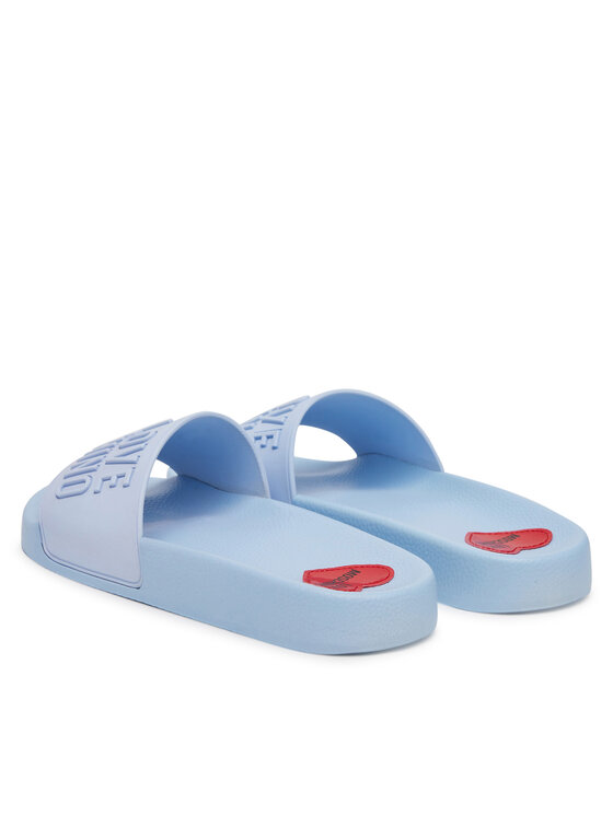 LOVE MOSCHINO Шльопанці LOVE MOSCHINO JA28052G0MI15712 Голубий