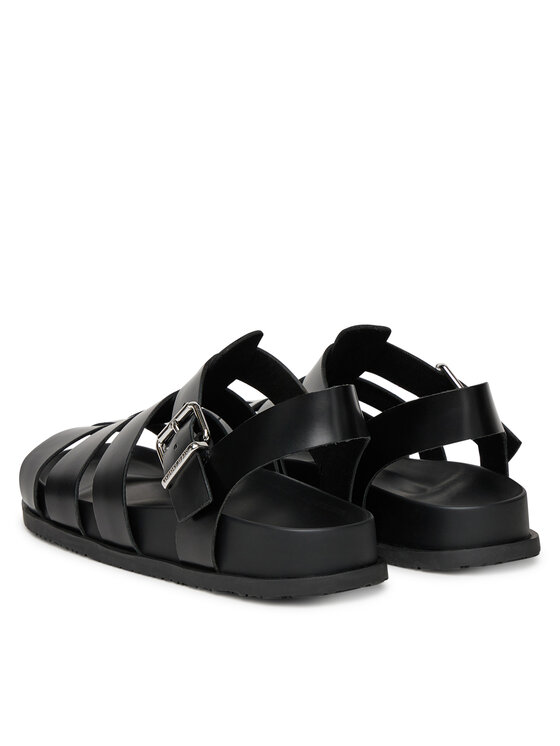 Tommy Jeans Sandały Tommy Jeans Tjw Fisherman Patent Sandal EN0EN02874 Czarny