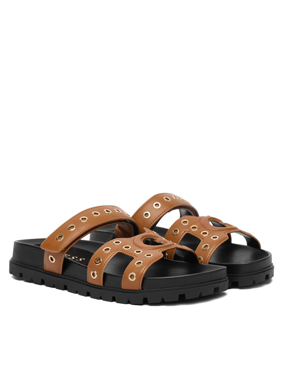 Guess Шльопанці Guess FLPFAS ELE03 Коричневий