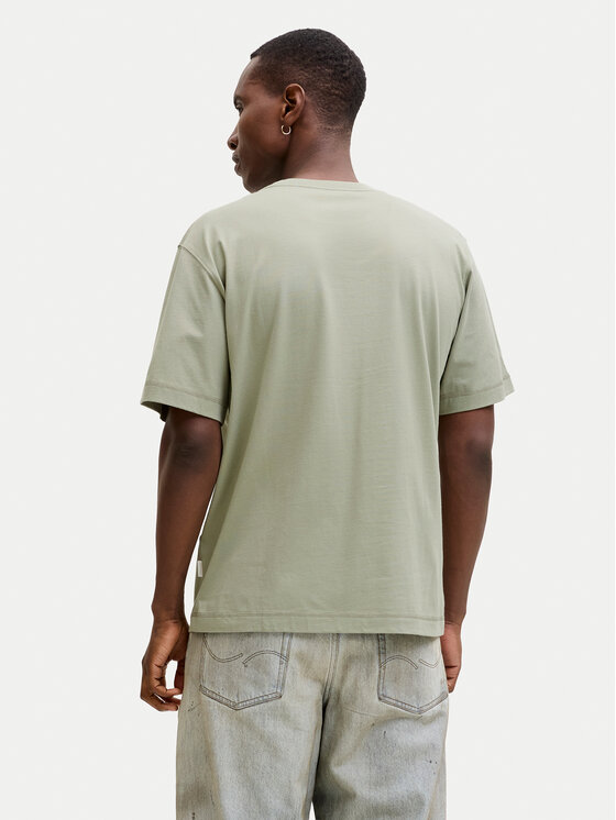 Jack & Jones Jack & Jones Camiseta Norrebro Emb 12282892 Verde Regular Fit