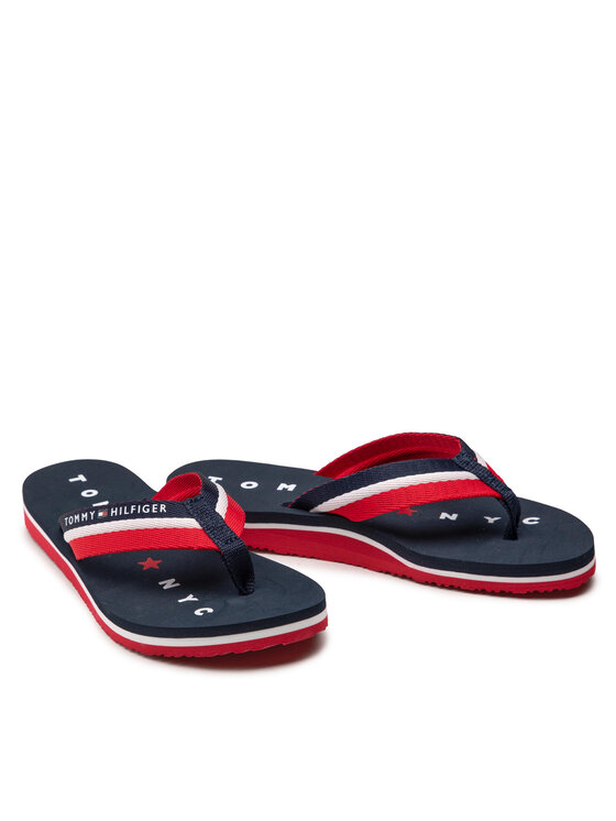 Tommy Hilfiger Chancletas Tommy Hilfiger Tommy Loves Ny Beach Sandal FW0FW02370 Azul marino