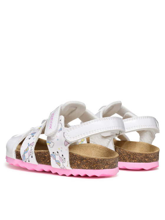 Geox Σανδάλια Geox B Sandal Chalki B452RA 0FCHH C1000 M Λευκό