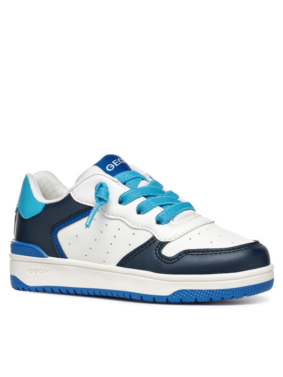 Geox Snīkeri Geox J Washiba J45LQB 5411 C1343 S Balts