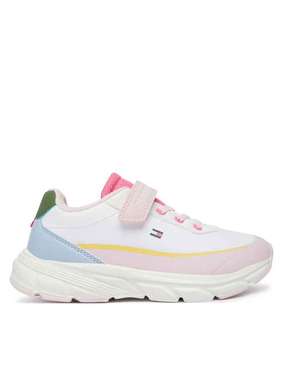 Tommy Hilfiger Sneakers Tommy Hilfiger Low Cut Lace-Up/Velcro Sneaker T1A9-35107-1861 S Multicolore