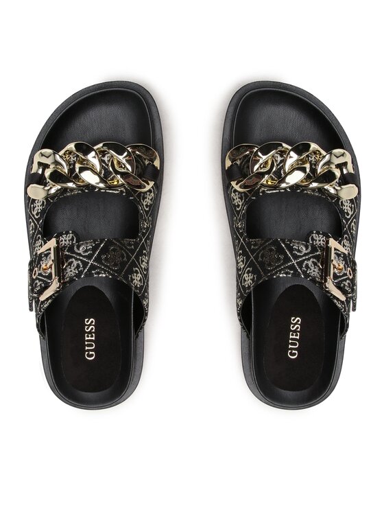 Guess Шльопанці Guess Fatema FL6FAT FAL03 Чорний