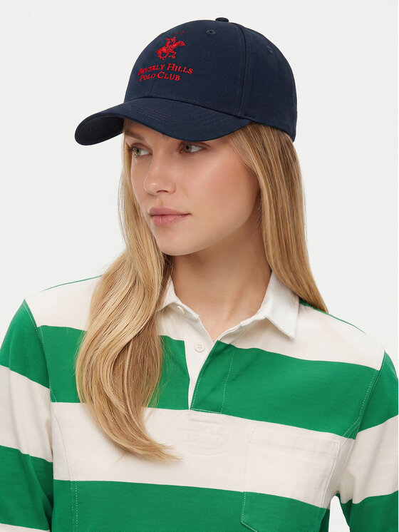 Beverly Hills Polo Club Шапка с козирка Beverly Hills Polo Club CWBEO-BHPC-U3-002-SS26 Тъмносин