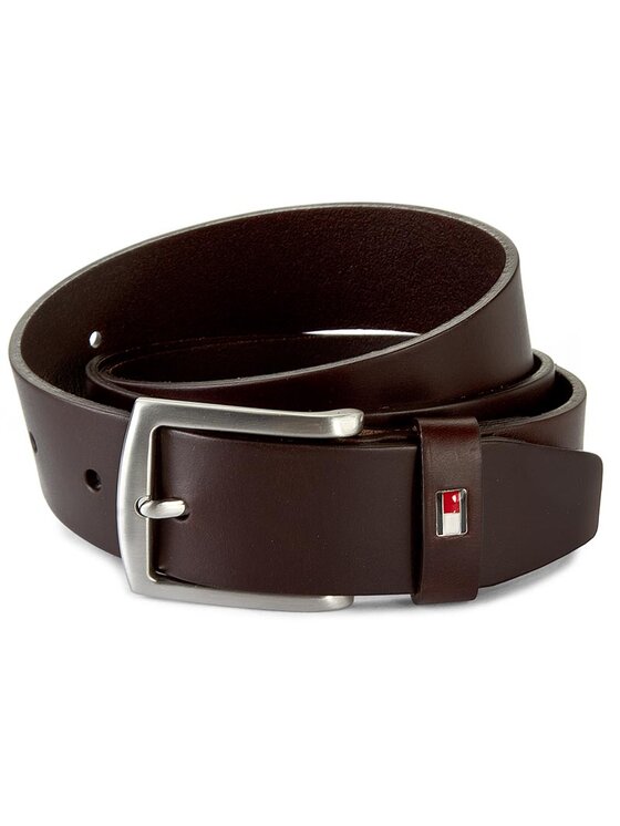 Tommy Hilfiger Pasek Męski Tommy Hilfiger New Denton 3.5 Belt E3578A1208 Brązowy