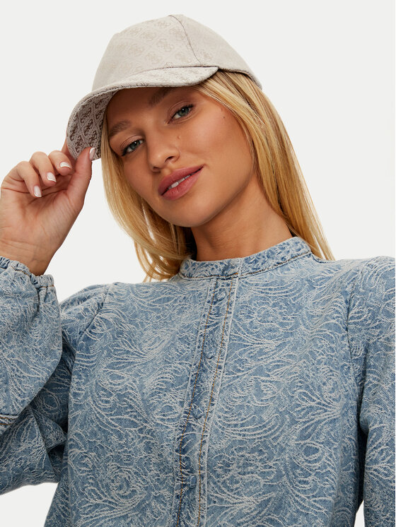 Guess Czapka z daszkiem Guess AW5184 POL03 Beżowy