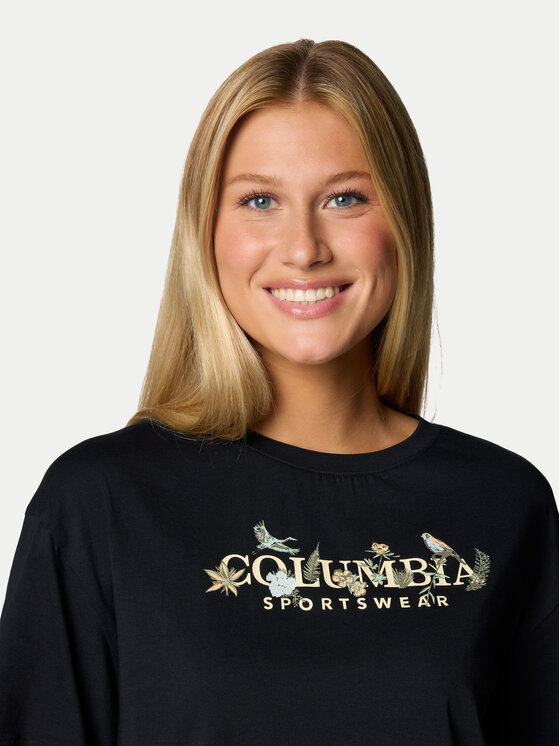 Columbia Columbia T-shirt Rolling Bend™ 2119991 Crna Regular Fit
