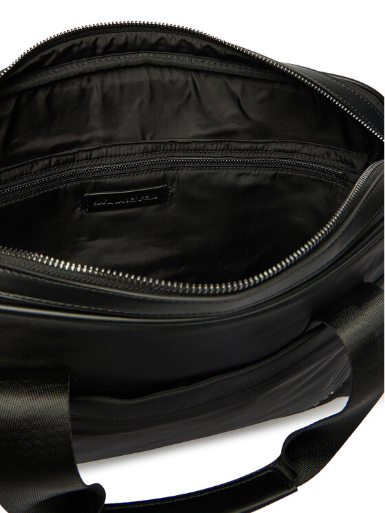 KARL LAGERFELD Torba za prenosnik KARL LAGERFELD A4M30191 Črna