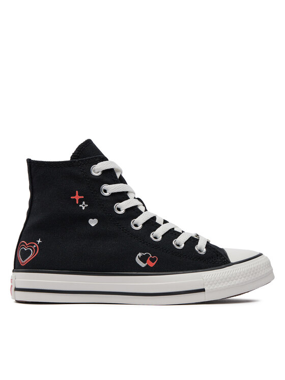 Converse Tornacipő Converse Chuck Taylor All Star Y2K Heart A09116C Fekete