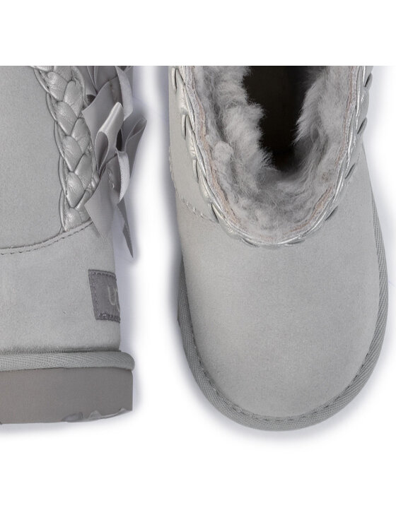 Ugg Апрески Ugg T Classic Short II Braided 1103617T Сив
