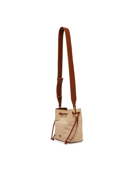 PINKO Torebka PINKO Secchiello Mini PE 25 PLTT 104303 A2CC Beżowy