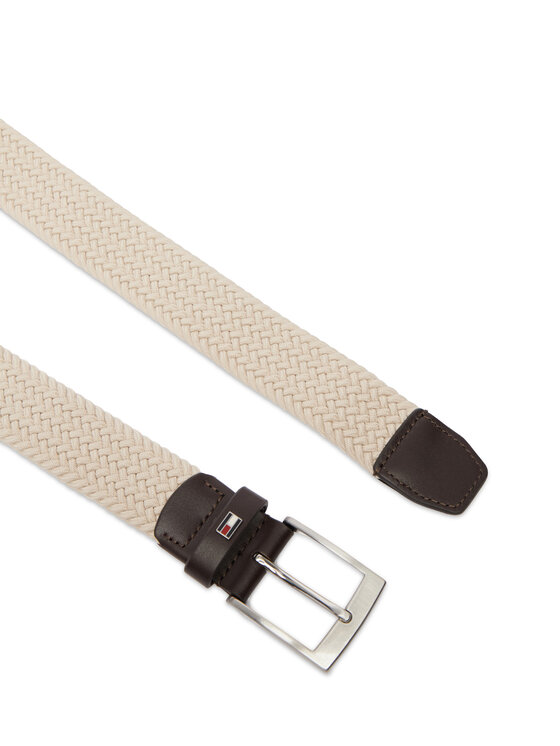 Tommy Hilfiger Vyriškas Diržas Tommy Hilfiger Adan 3.5 Elastic AM0AM13824 Smėlio