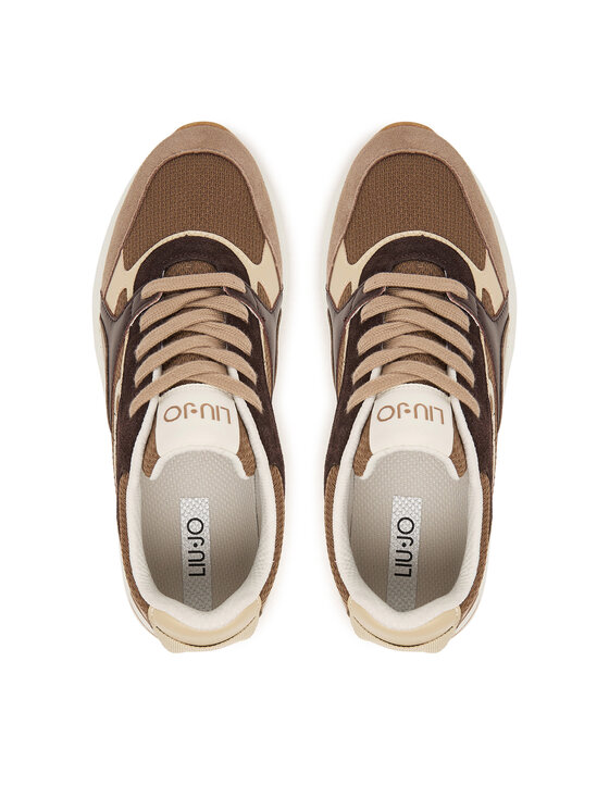 Liu Jo Sneakersy Liu Jo Trixie 01 BF6063 PX030 Hnedá
