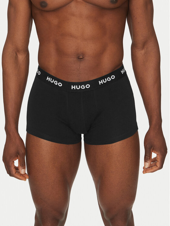 HUGO HUGO Bokserių komplektas Trunk Triplet Pack 50532611 Pilka