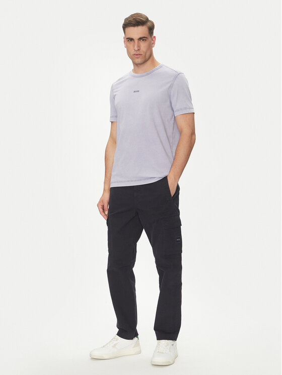 BOSS BOSS Футболка Tokks 50502173 Фіолетовий Regular Fit
