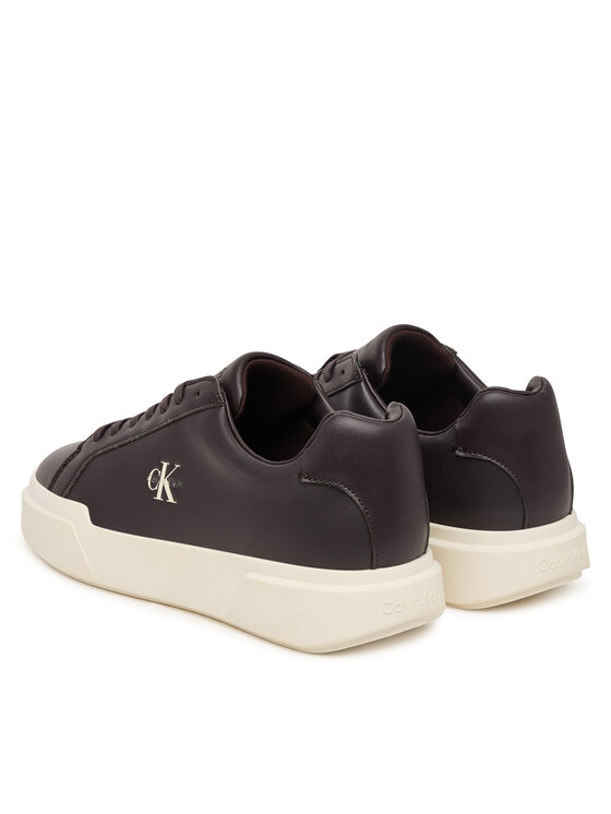 Calvin Klein Сникърси Calvin Klein Chunky Cupsole Laceup Lth YW0YW01947 Тъмнокафяв