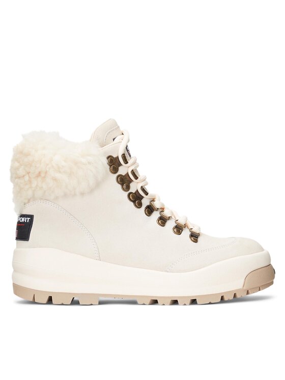 Polo Ralph Lauren Šnurovacia obuv Polo Ralph Lauren 804917245001 Écru
