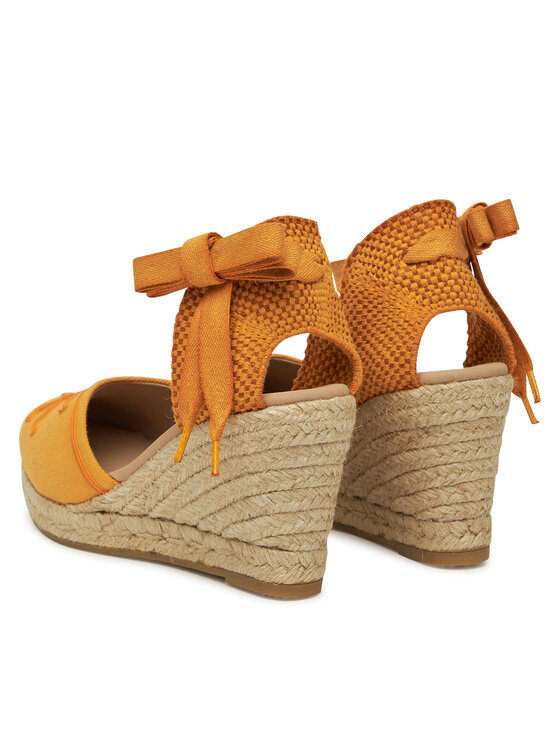 Genuins Espadrilky Genuins Vela Sunset G106494 Oranžová