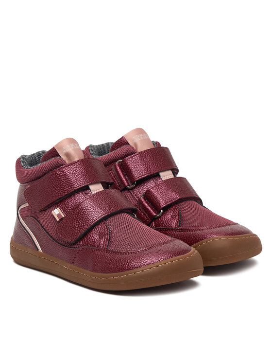 Tommy Hilfiger Laisvalaikio batai Tommy Hilfiger High Top Velcro Sneaker T1AH-35071-0525356 S Vyšninė