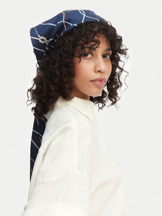 Tommy Hilfiger Foulard Tommy Hilfiger Nautical AW0AW18764 Blu scuro