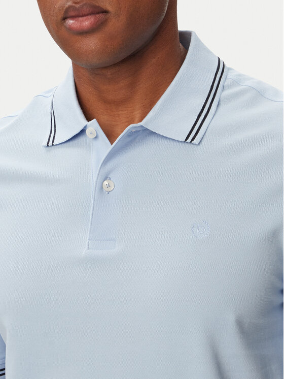 Bugatti Bugatti Polo 8150-15001E Azul claro Regular Fit