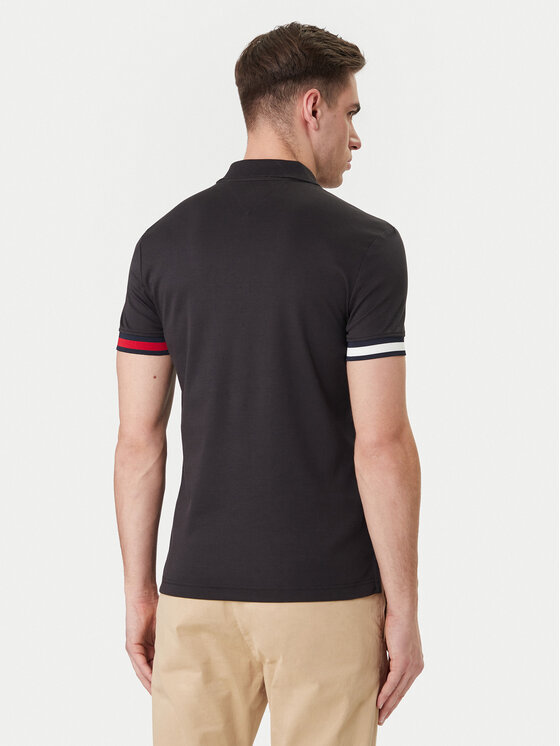 Tommy Hilfiger Tommy Hilfiger Polo MW0MW42743 Negro Slim Fit