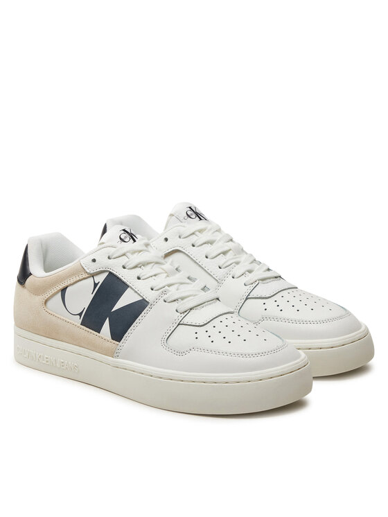 Calvin Klein Jeans Sneakersy Calvin Klein Jeans Classic Cupsole Low Nbs YW0YW01520 Biela