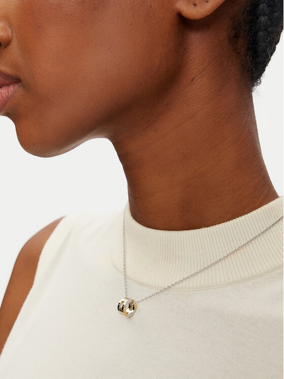 Trussardi Колие Trussardi TJAXC67 Сребрист