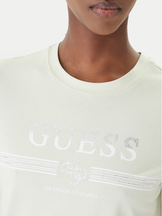 Guess Guess Camiseta V6GI07 K2968 Verde Regular Fit