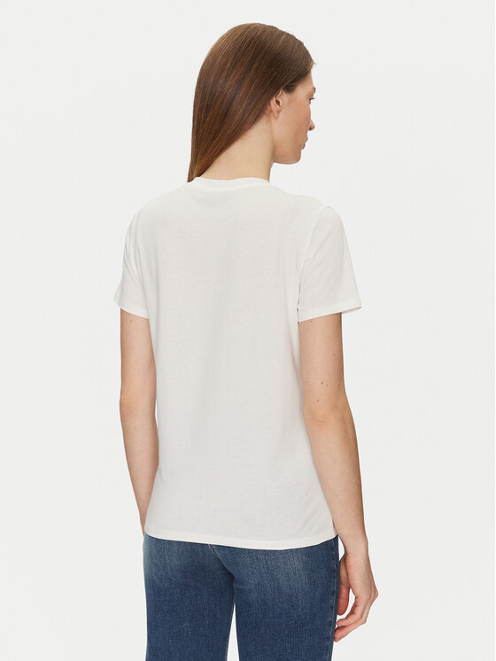 Elisabetta Franchi Elisabetta Franchi Marškinėliai MA-033-51E2-V180 Balta Regular Fit