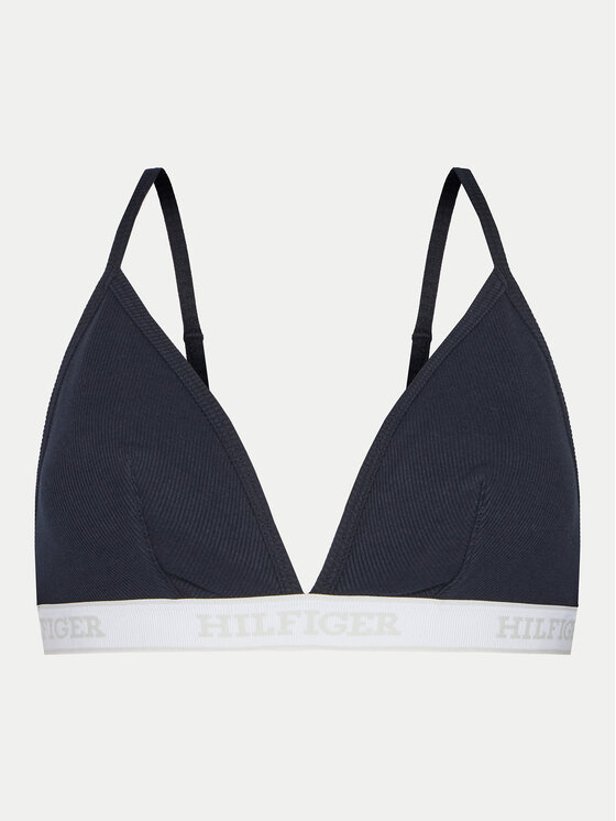 Tommy Hilfiger Tommy Hilfiger Trikotni nedrček UW0UW05537 Mornarsko modra