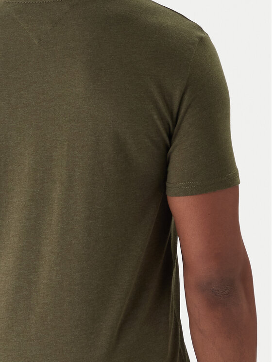 Tommy Jeans Tommy Jeans Camiseta Jaspe DM0DM20363 Verde Slim Fit