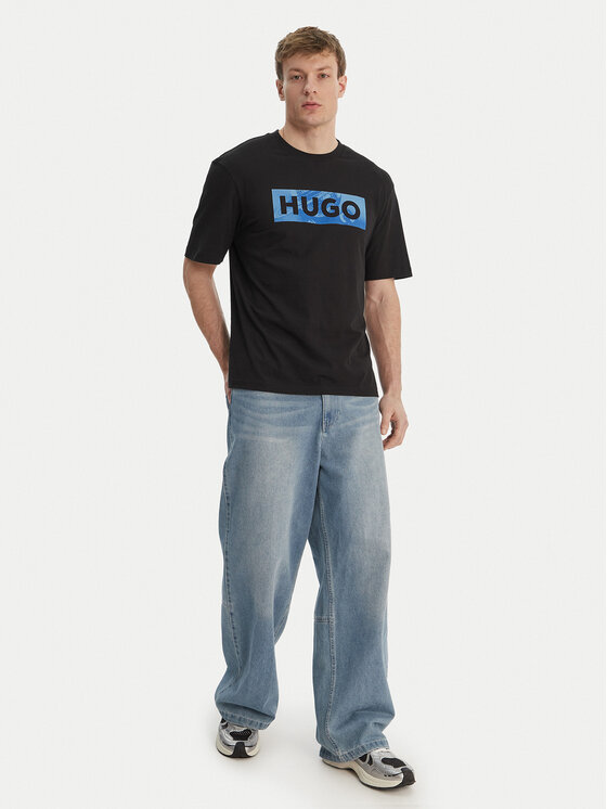 HUGO HUGO Camiseta Nalien 50560060 Negro Regular Fit