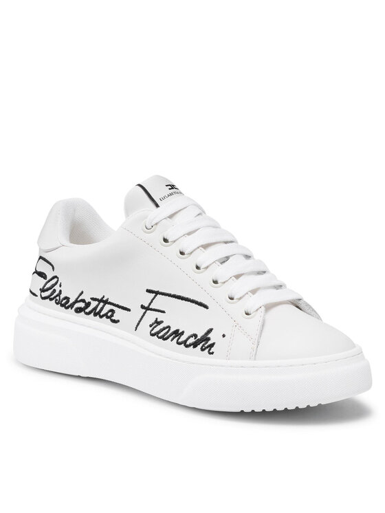Elisabetta Franchi Sneakersy Elisabetta Franchi SA-31H-16E2 Bílá