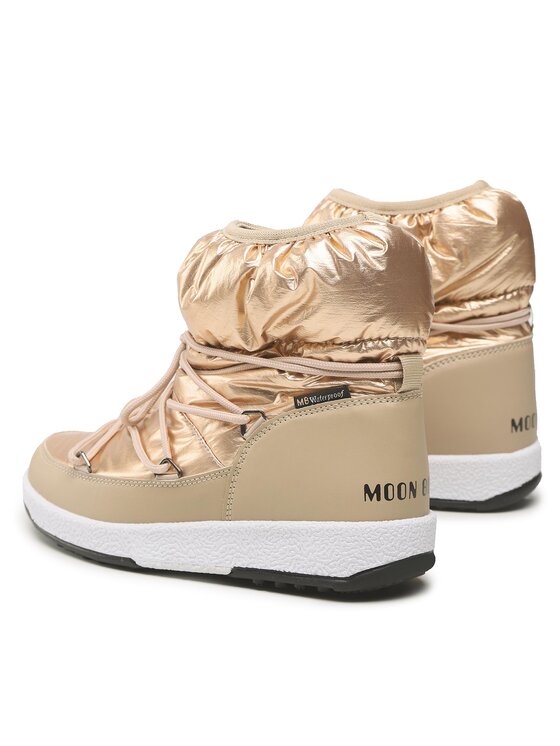 Moon Boot Снігоходи Moon Boot Jr Girl Low Nylon 34051800 Золотий