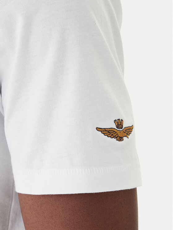 Aeronautica Militare Aeronautica Militare Camiseta 261TS2538UJ00727 Blanco Regular Fit