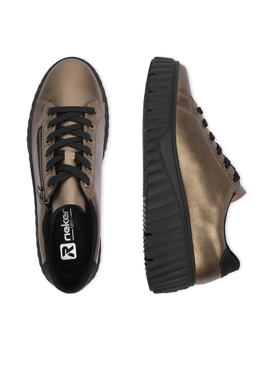 Rieker Sneakersy Rieker CEO-N2501-90 Zlatá