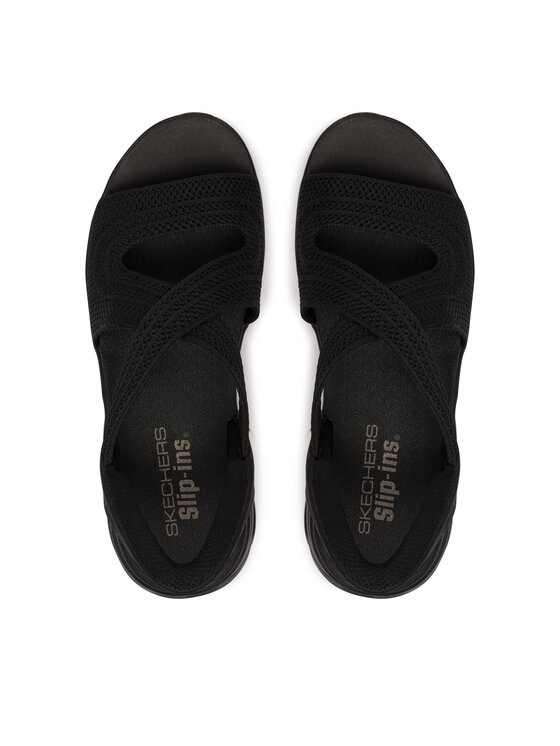Skechers Босоніжки Skechers Slip-ins Glide-Step 119557/BBK Чорний
