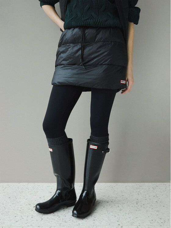 Hunter Hunter Miniszoknya HARW0035242 Fekete Regular Fit