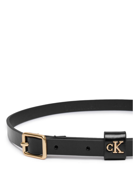 Calvin Klein Curea Calvin Klein Square Buckle Ck Loop 15Mm LV04F7146G Negru