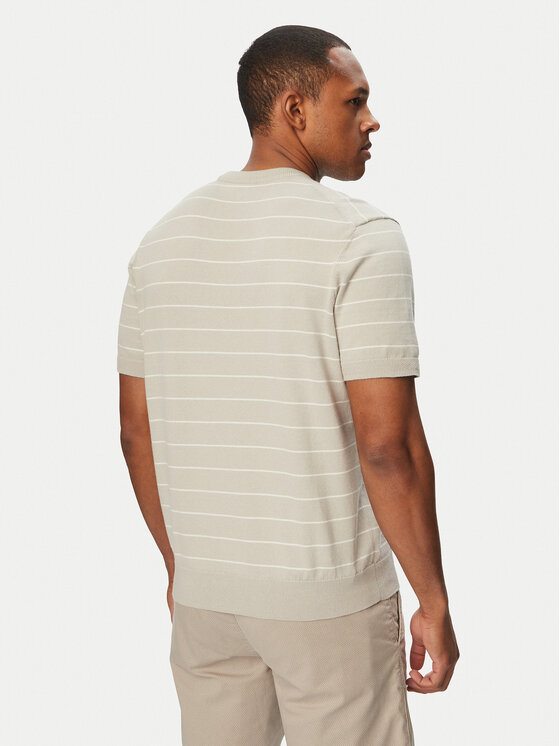 BOSS BOSS Футболка Kanacho 50561004 Світло-сірий Regular Fit