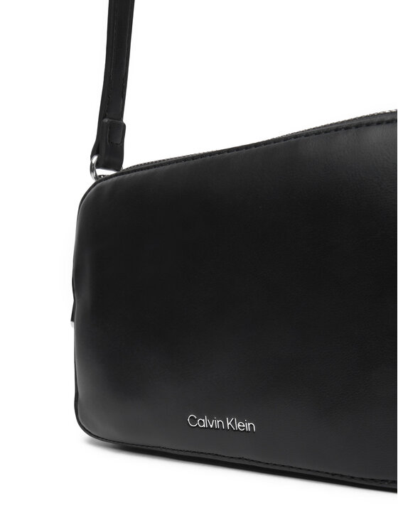 Calvin Klein Soma Calvin Klein Webbing Double Strap Camera Bag LV04F3165G Melns