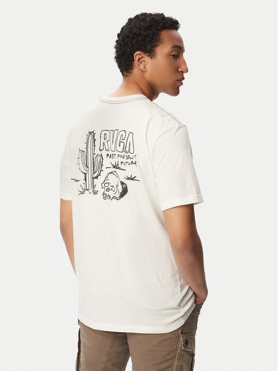 RVCA RVCA Camiseta Deth Valley 23A351532 Blanco Regular Fit