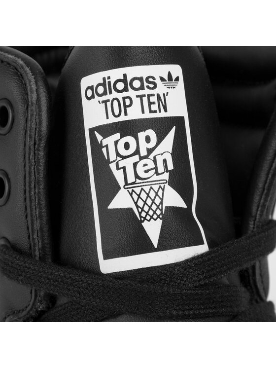 adidas Sneakersy adidas Top Ten Hi Shoes B34429 Černá
